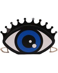 Sostter - Blue Evil Eye Vegan Leather Cross-body Bag - Bniee - Lyst