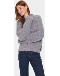 Saint Tropez - Halfasz Pullover Glitter Knit Casual Fit - Lyst