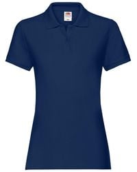 Fruit Of The Loom - Premium Fitted Short-Sleeved Polo Shirt - Lyst