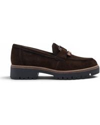 Infinity Leather - Tamaris Suede Leather Loafer Casual Shoes - Lyst