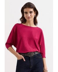 Phase Eight - Cristine Draped Knit Jumper - Lyst