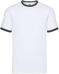 Fruit Of The Loom - Ringer T-Shirt - Lyst