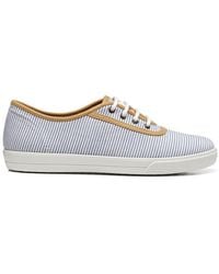 Hotter - Wide Fit 'mabel' Canvas Deck Shoes - Lyst