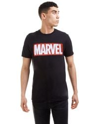Marvel - Core Logo Cotton T-Shirt - Lyst