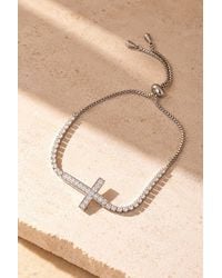 Lovii - Luminous Cross Tennis Bracelet - Lyst