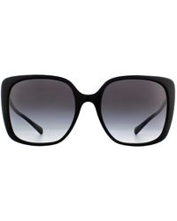 BVLGARI - Square Black Grey Gradient Sunglasses - Lyst