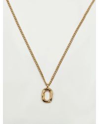 SVNX - Long Gold Chain Necklace With Gold Pendant - Lyst