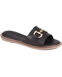 Jones Bootmaker - Emillina Leather Buckle Mule Sandals - Lyst