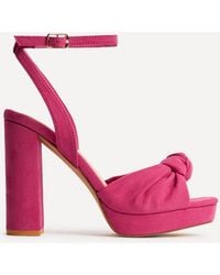 Linzi - Ruba Knotted Platform Heels - Lyst