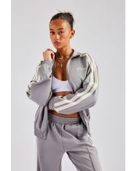 CERNUCCI - Funnel Neck Taping Zip Through Track Jacket - Lyst