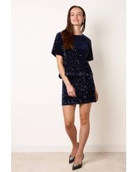 Blue Vanilla - Elasticated Waist Mini Skirt - Lyst