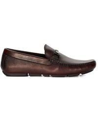 Dune - Wide Fit 'beacons' Leather Slip-on Shoes - Lyst