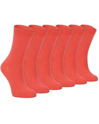Sock Snob - 6 Pairs Plain Cotton Rich Dress Socks - Lyst