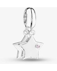 Rosa Lea - Double Stars Dangle Charm Am-2Thb002904 - Lyst