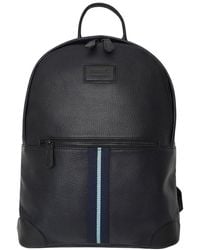 Barneys Originals - Striped Leather Backpack - Lyst