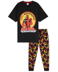 Marvel - Deadpool Pyjama Set Short Sleeve - Lyst