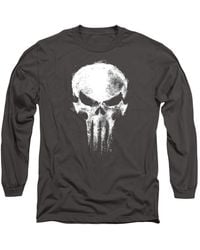 Marvel - Daredevil Born Again Skull The Punisher Returns Long Sleeve T-Shirt, Light Graphite - Lyst