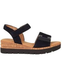 Gabor - 'Shout' Wedge Heel Sandals - Lyst