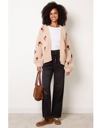 Blue Vanilla - Long Sleeve V-Neck Cardigan - Lyst