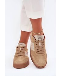 Love Lace - Trendy Suede Animal Print Sports Trainers - Lyst
