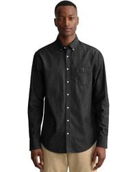 Enzo - Regular Fit Denim Shirt - Lyst