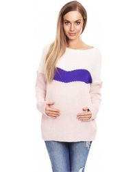 Love Lace - Pregnancy Long Sleeve Boat Neck Sweater - Lyst