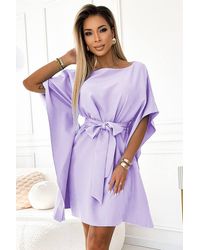 KDMD - Feminine Butterfly Tie Waist Day Dress - Lyst