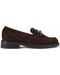 Carvela Kurt Geiger - 'Noto Loafer' Suede Flats - Lyst