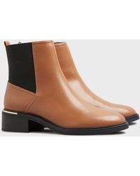 Long Tall Sally - Metal Trim Chelsea Boots - Lyst