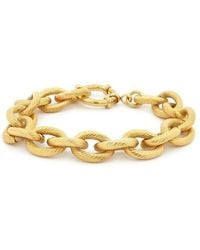 Jewelco London - Plated Steel Candy Twist Belcher Chain Bracelet 12.5Mm 8" - Lyst