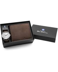 Ben Sherman - Watch & Wallet Gift Set Fashion Analogue Quartz Watch - Bs163g - Lyst