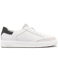 Clarks - Code C Tie Leather Trainers, Lace Up - Lyst