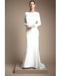 Coast - Honoured Slash Neck Puddle Wedding Dress - Lyst