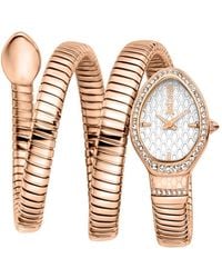 Just Cavalli - Carezza Stainless Steel Case Stainless Steel Quartz - Lyst