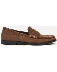 Linzi - Precise Faux Suede Classic Loafer - Lyst
