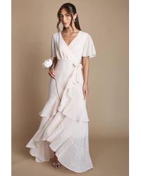 Coast - Angel Sleeve Tiered Bridesmaid Maxi Dress - Lyst