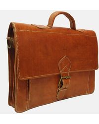 Berber Leather - 'The Casablanca' Leather Satchel - Lyst