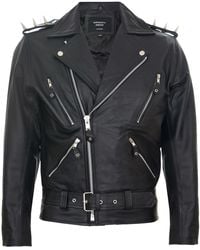 Infinity Leather - Brando Ghostrider" Spiked Leather Biker Jacket-Munich - Lyst