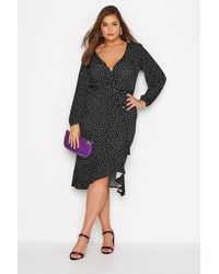 Yours - Wrap Dress - Lyst