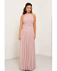 TFNC London - Serene Mauve Maxi Dress - Lyst