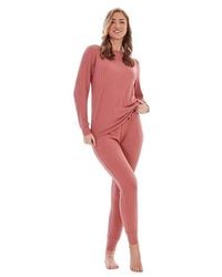 Keanu - Ribbed Long Pyjama Set - Lyst