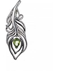 Ojewellery - Peridot Peacock Feather Brooch - Lyst