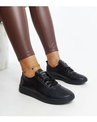 Love Lace - Yusra Low Top Lace Up Sneakers With & Rubber Sole - Lyst