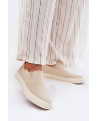 Love Lace - Big Star Textile Slip On Sneakers With Insole & Rubber Sole - Lyst