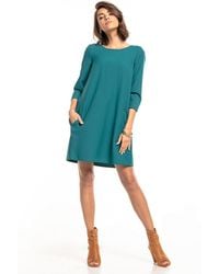 Love Lace - Pleated Back Daydress With Pockets Style 148183 - Lyst