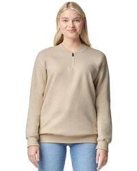 Gildan - Softstyle Midweight Quarter Zip Sweatshirt - Lyst