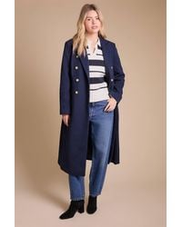 Dorothy Perkins - Midi Length Fitted Military Coat - Lyst