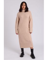 Urban Bliss - Roll Neck Midi Dress - Lyst