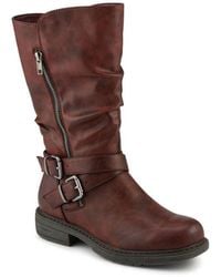 Pavers - Wide Fit Zip Fasten Slouch Boots - Lyst