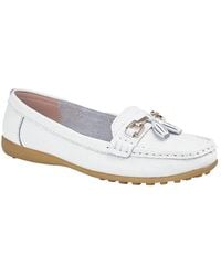 Boulevard - Action Leather Saddle Loafers - Lyst